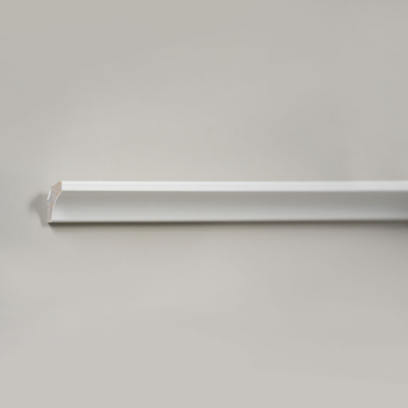 Massivholz-Inneneckleiste/Scotia-Leiste (spachtelgrundiert) – Weiß 3/5'x3/5'