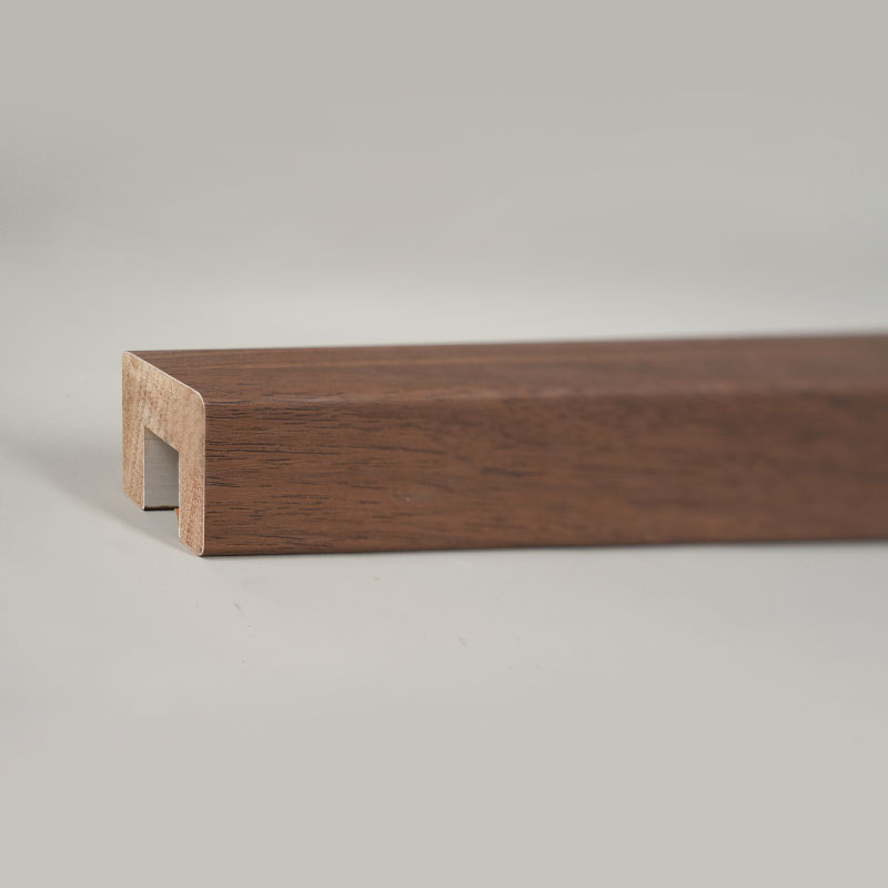 Treppenhandläufe aus massivem Holz (PVC umwickelt) – dunkle Walnussfarbe, 1 1/6