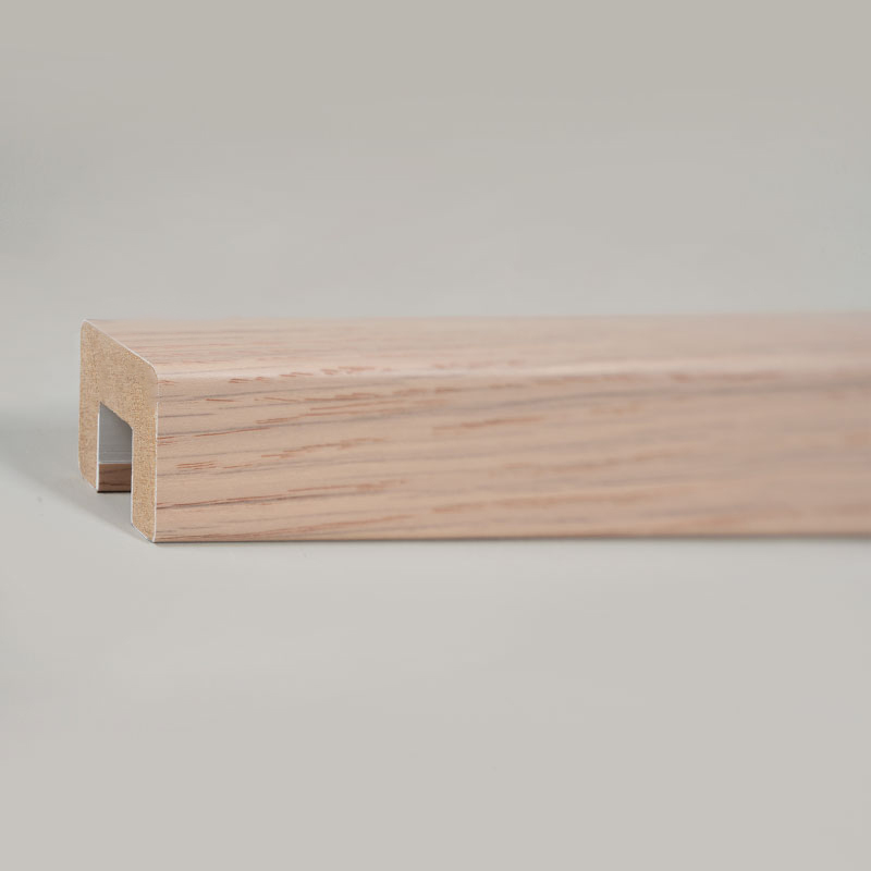 Treppenhandläufe aus Massivholz (PVC umwickelt) – Eichenfarbe, 1 1/6