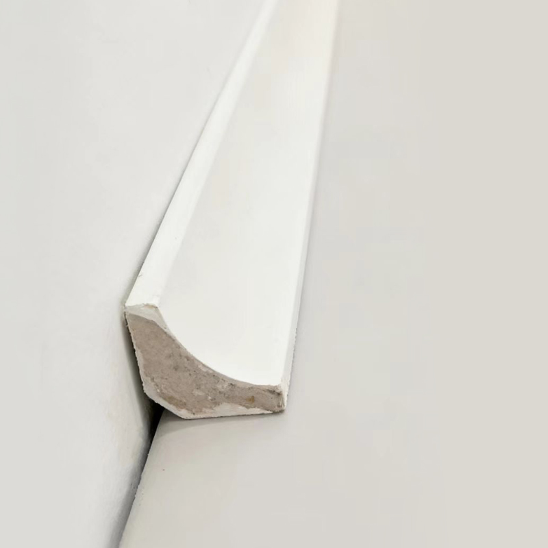 Massivholz-Inneneckleiste/Scotia-Leiste (spachtelgrundiert) – Weiß 3/5'x3/5'